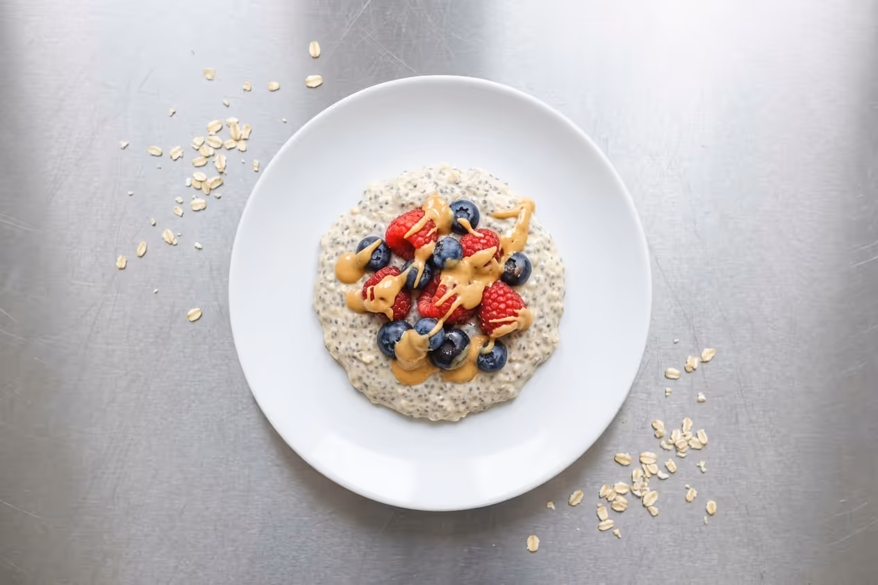 Proteinová overnight oats do skleničky