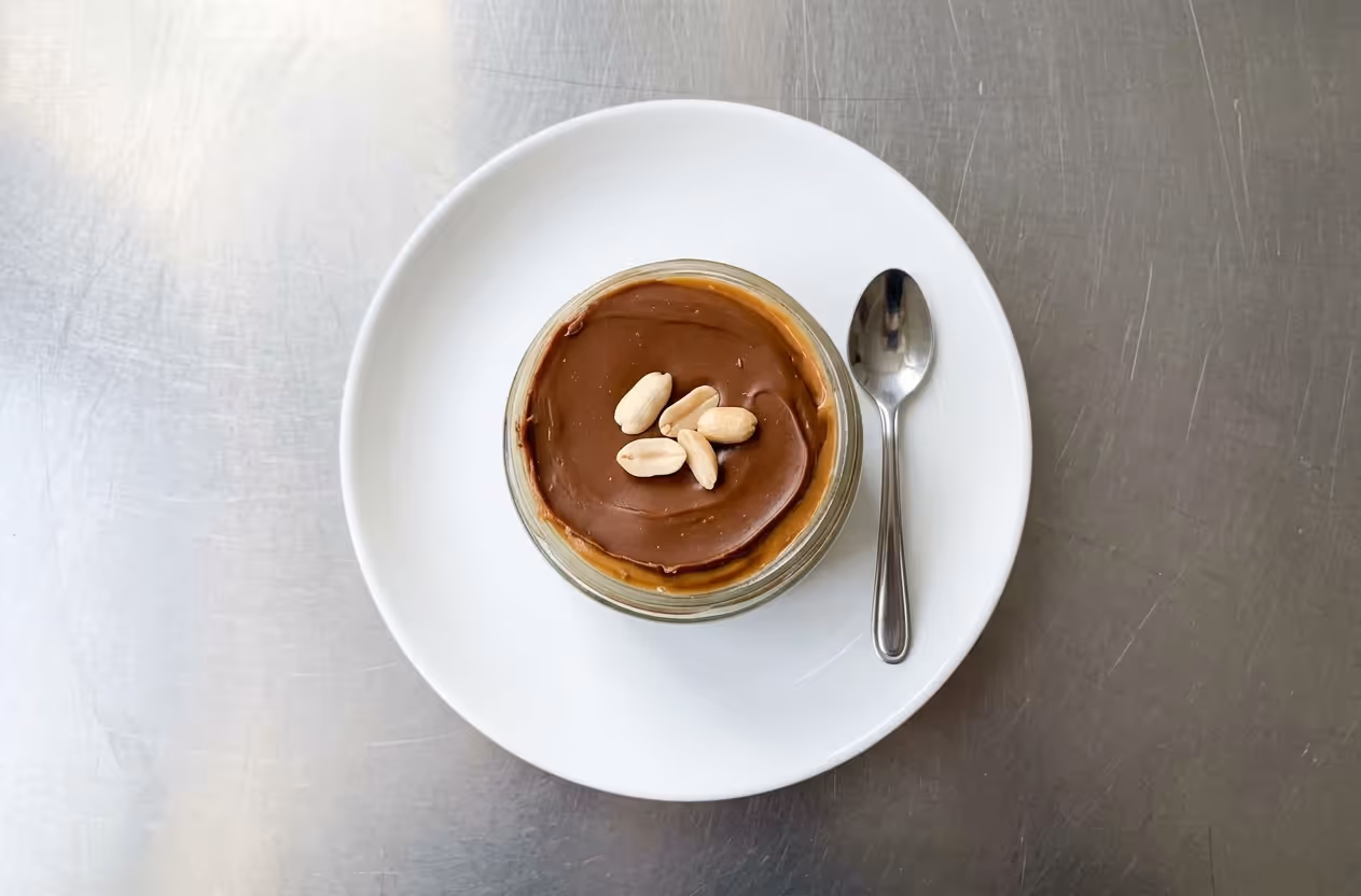 Arašídový cheesecake do skleničky