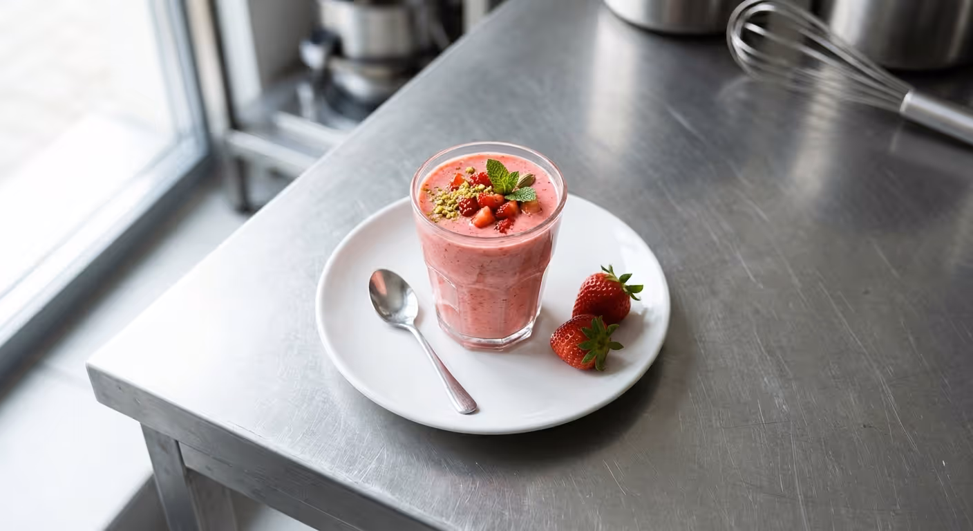 Jahodové lassi