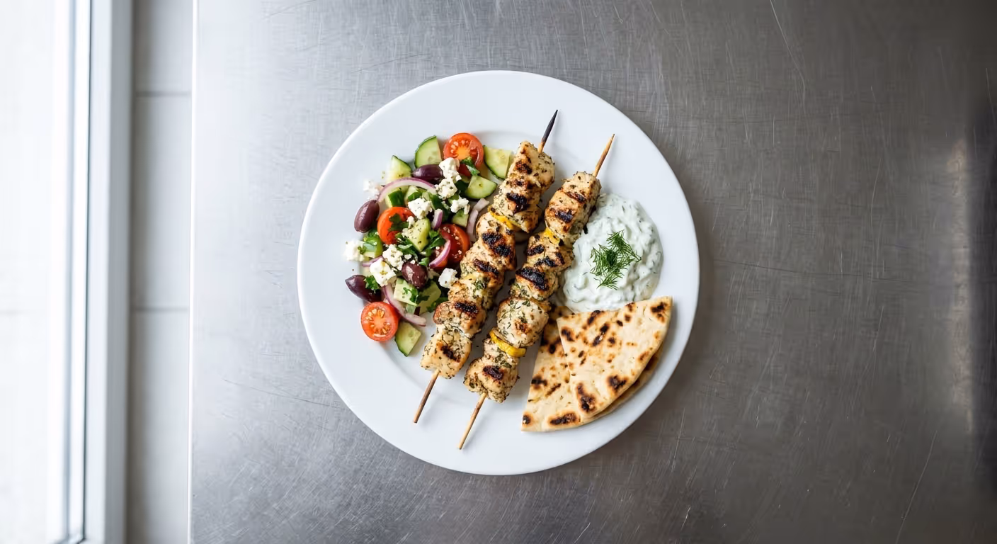 Kuřecí souvlaki