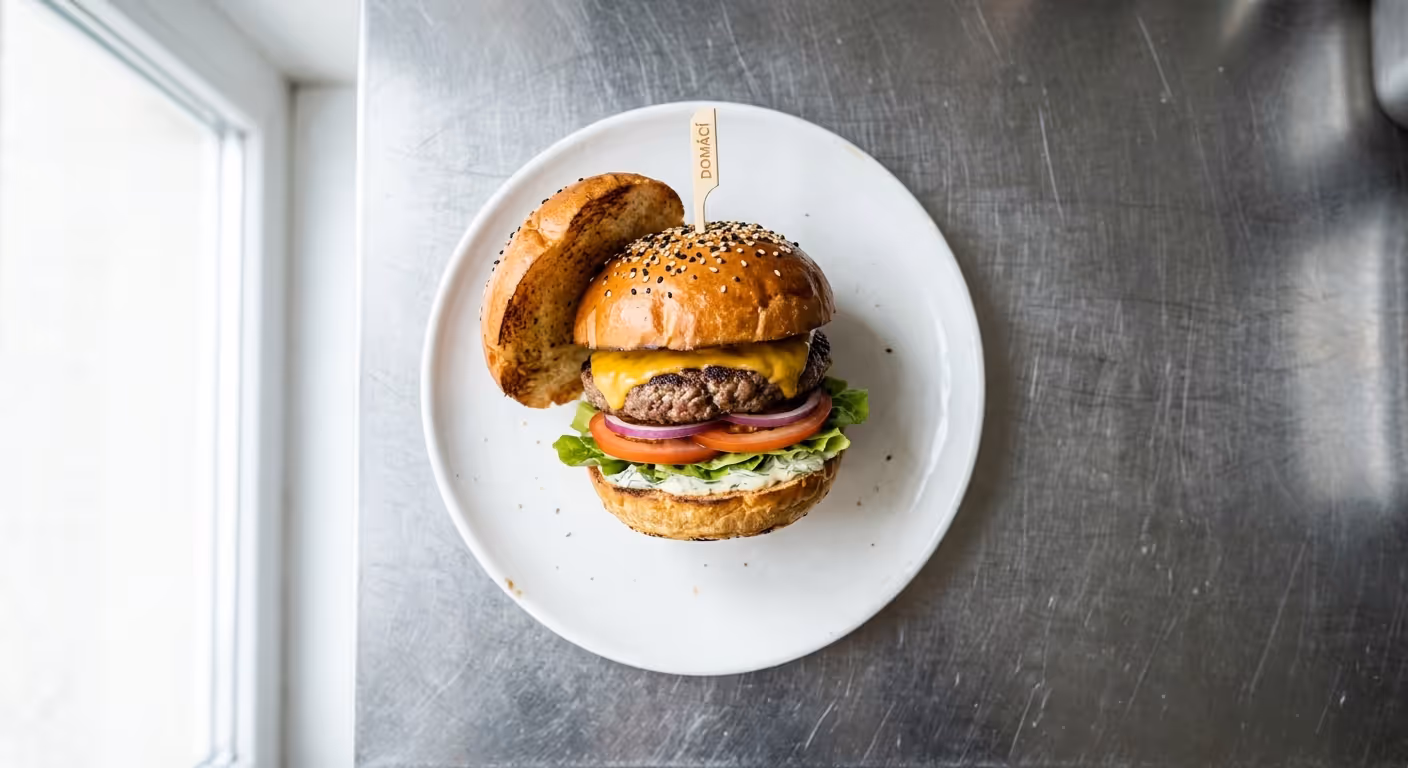 Domácí hamburger