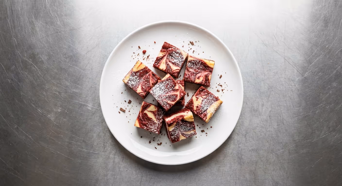 Red velvet cheesecake brownies