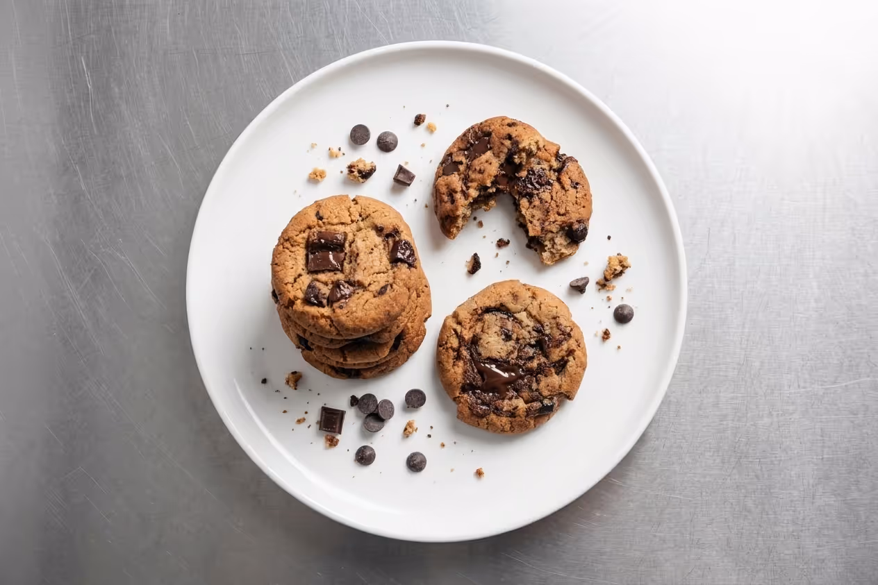 Cookies s čokoládou ze špaldové mouky