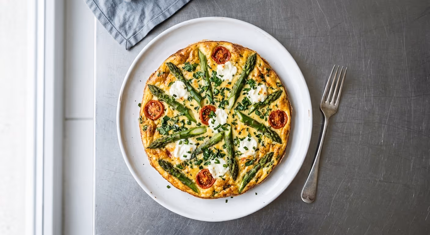 Frittata s chřestem