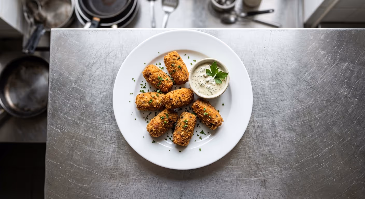 Masové krokety ze zbytků masa